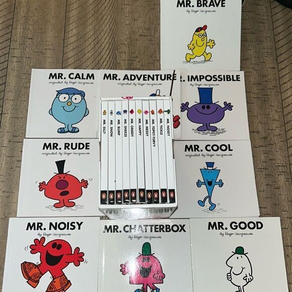 Good👍?Noisy🛎️?Happy😊?Messy?Mr Men 📚 have you covered! 40 Anniversary Ed+more - Picture 3 of 17